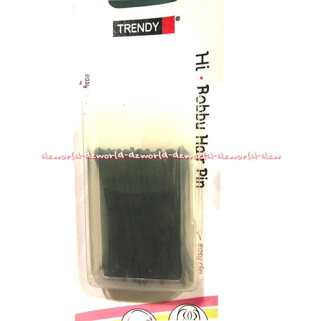 Trendy Hair Pin Clip Rambut Hitam terbuat dari logam pilihan dengan warna hitam