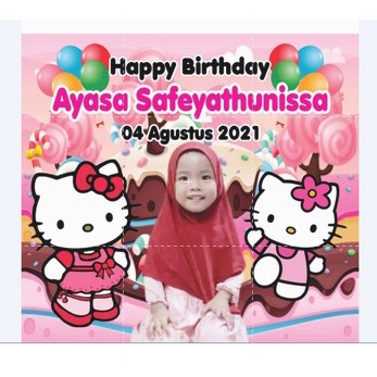 Terlaris Tas ultah Mika Keren UK 25x14x20 (PxLxT)-HELLO KITTY