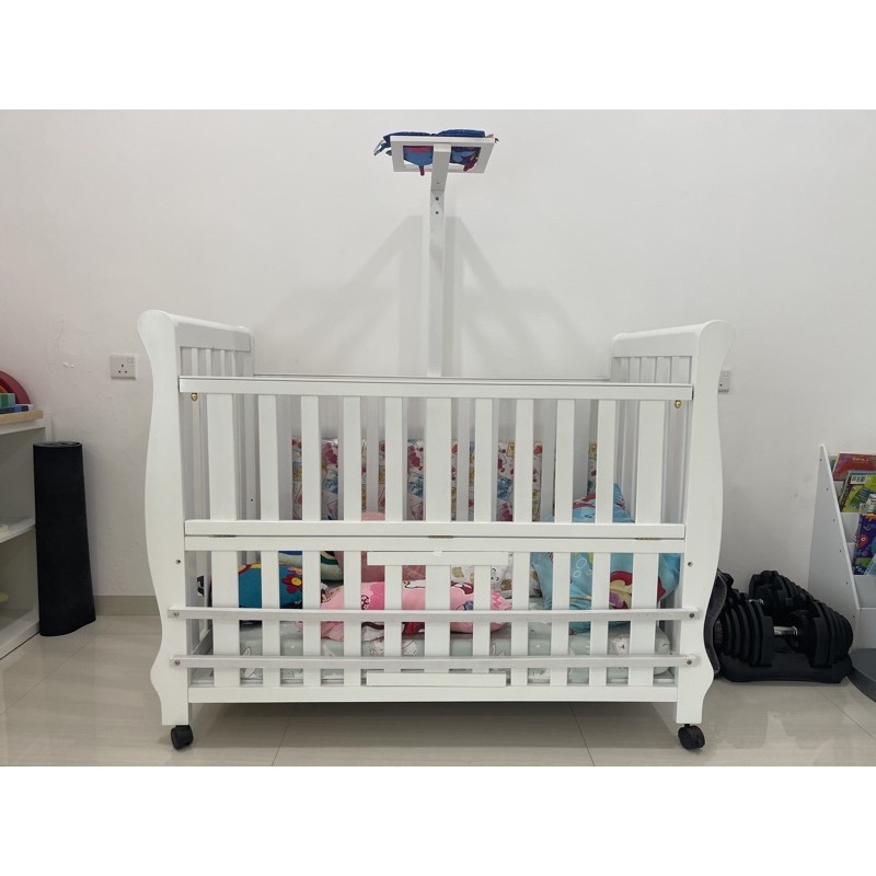 baby crib / baby cot / baby box kayu hakari murah HK066 preloved