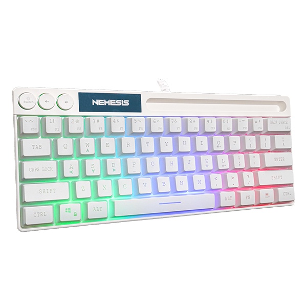 NYK Nemesis ERIS K-06 Keyboard Mini RGB + Stand Holder