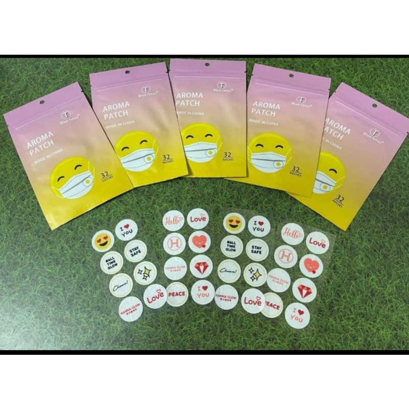 stiker pewangi masker