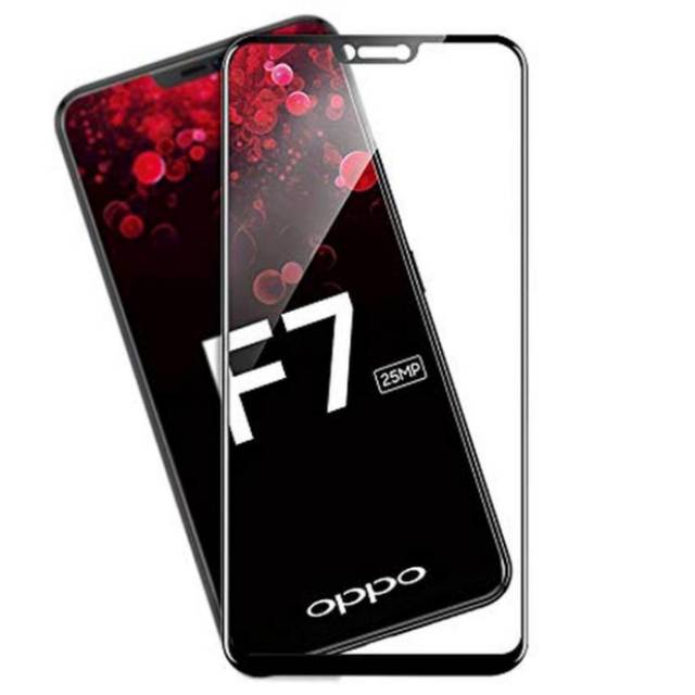 Tempered Glass Oppo F7 Oppo F7 Pro Full Lem 9D - SC