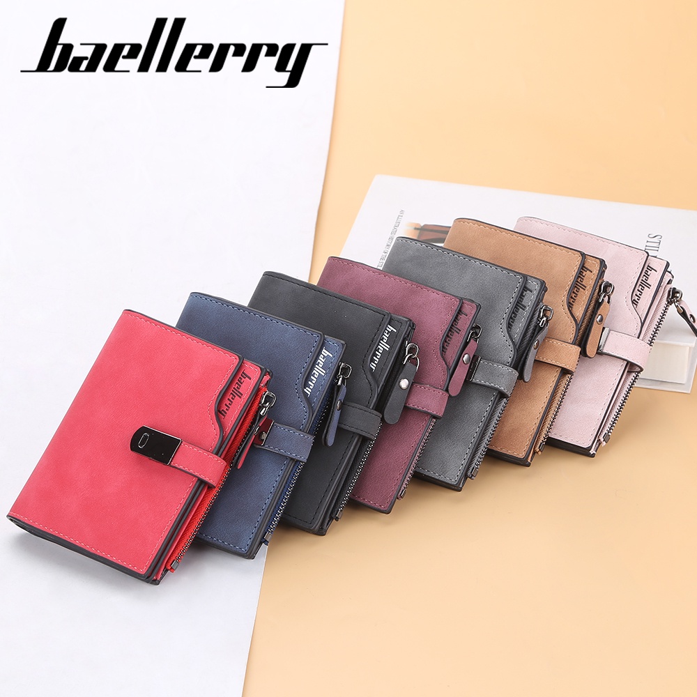 BAELLERRY N2358 Dompet Wanita Kecil Bahan Kulit PU Leather Premium WATCHKITE WKOS