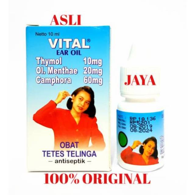 Vital Ear Oil - Obat Tetes Telinga