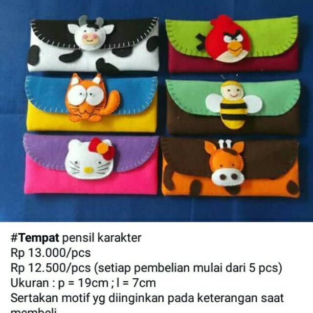 

Tempat pensil karakter