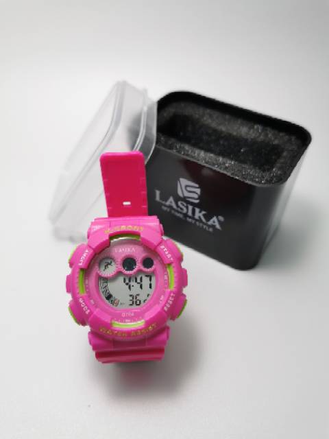 Jam tangan digital Anak Anak dan remaja water Resist Lasika 784