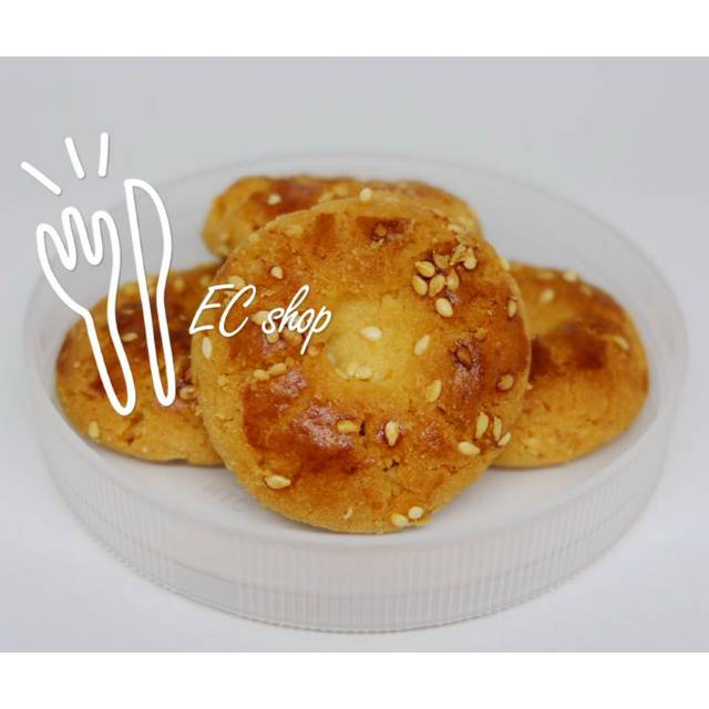 

Chui kao so cookies / pia biskuit kacang wijen / Chui Khao So | oleh-oleh makanan kue kering Medan