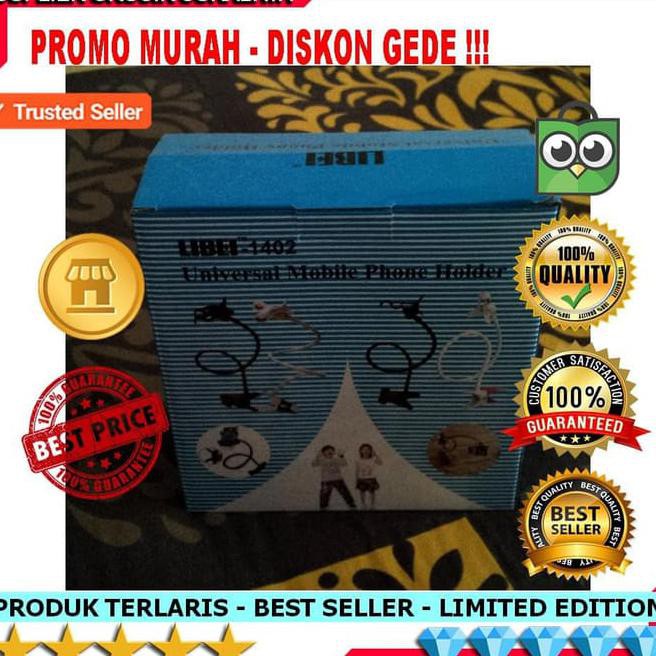 U1Qo Lazypod Jepitan Hp Lazypod Mobil Lazypod Tablet Bahan Besi Silicon M09Y