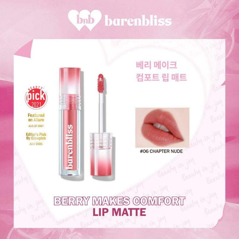 BnB Barenbliss Make comfort Lip Matte