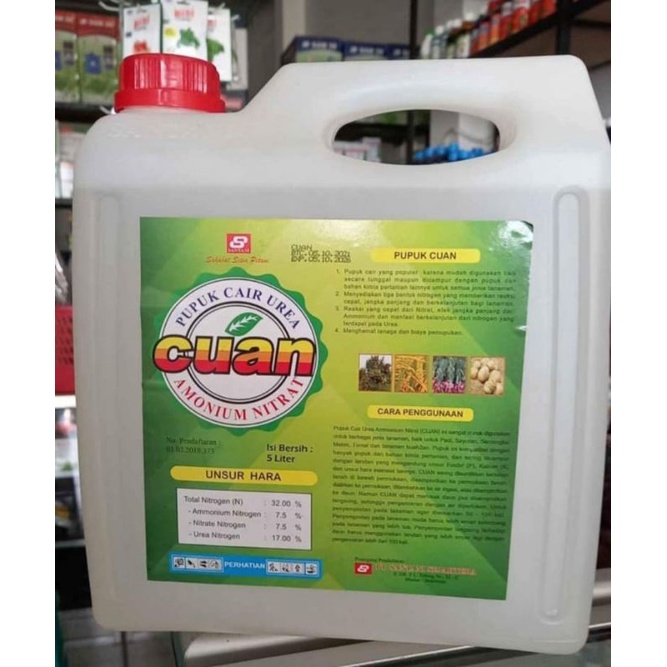 Pupuk Urea Cair Cuan 5Liter Amonium Nitrat