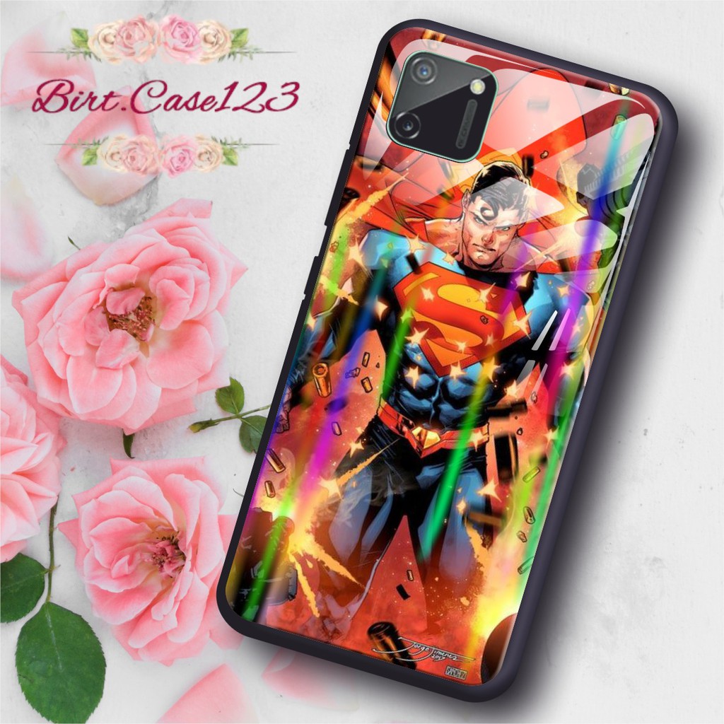 BC Case Gambar SUPERMAN back case glass aurora iphone 5g 6g 6g+ 7g 7g+ 8g 8g+ x xr xs max 11 5,8 6,1