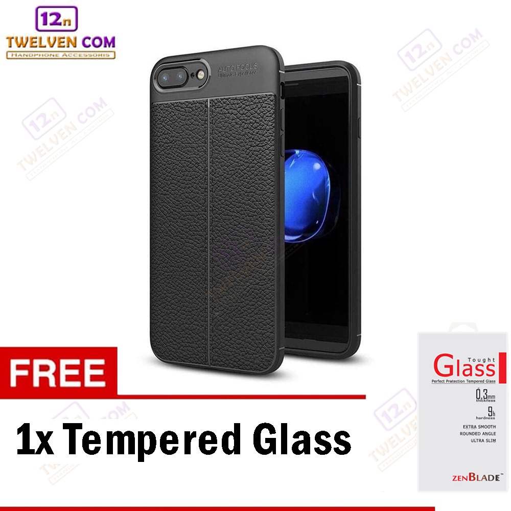 [FLASH SALE] Case Auto Focus Softcase iPhone 7+ Plus - Free Tempered Glass