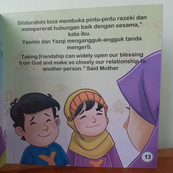 Buku Cerita Seri Anak Muslim Paud - Bilingual Full Color