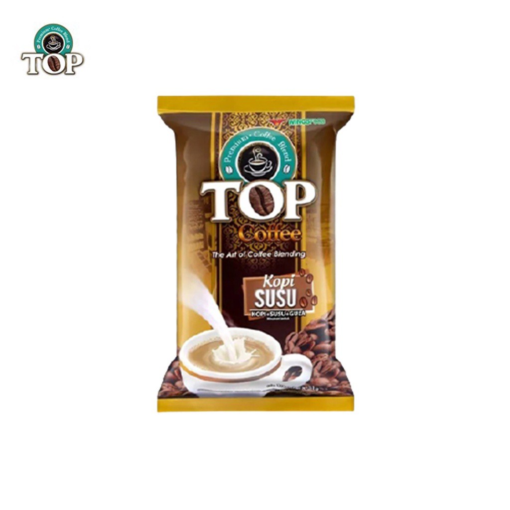 Top Coffee Kopi Susu 3 In 1 Pack 31 gr isi 10 pcs