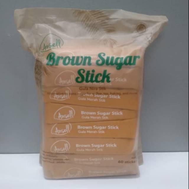 

ANSHELL BROWN SUGAR STICK - GULA MERAH 60 STIK @ 8GR
