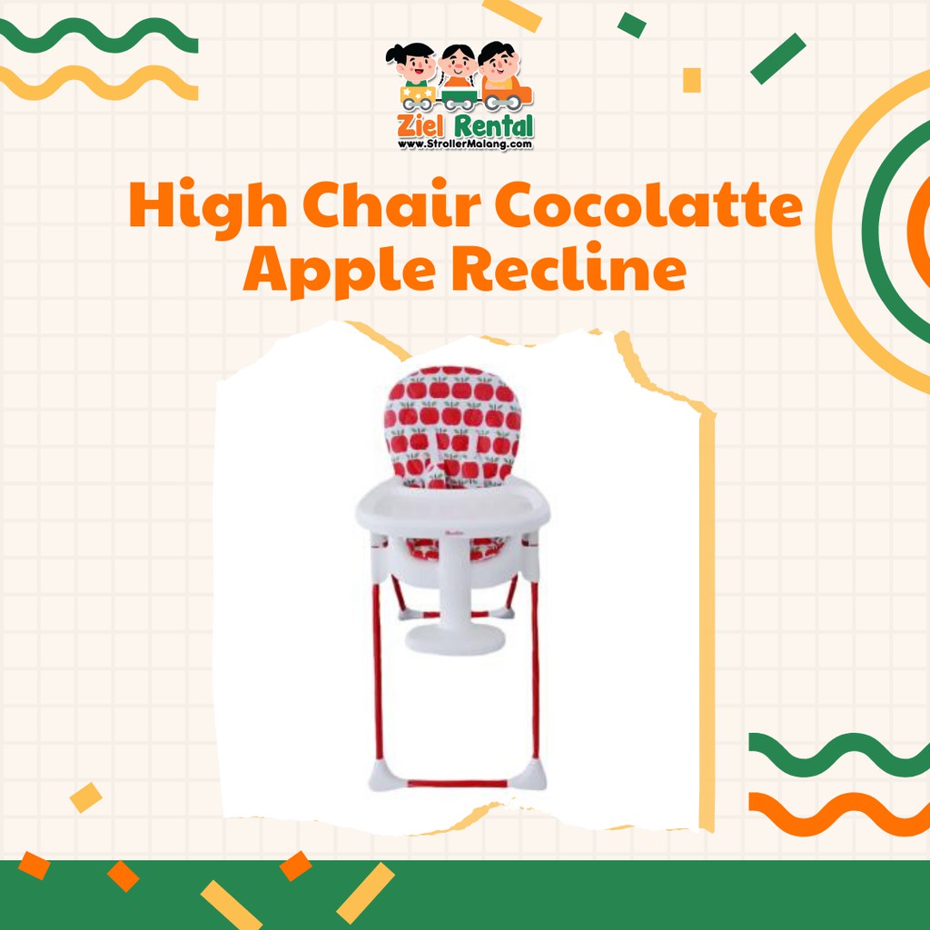 Sewa Kursi Makan Bayi Malang Cocolatte High Chair Apple Red High Chair Ziel Rental Shopee Indonesia