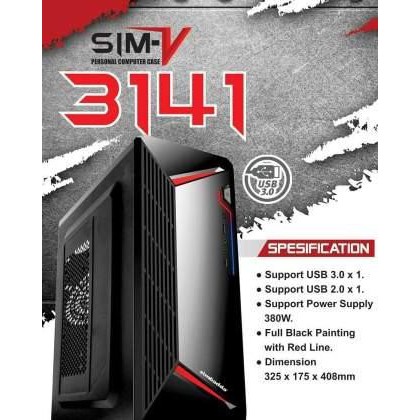 Casing PC Simbadda SIMV-3141 + PSU