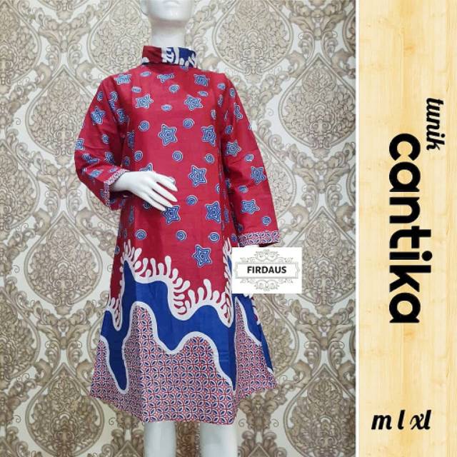 Tunik cantik cantika leona batik modern