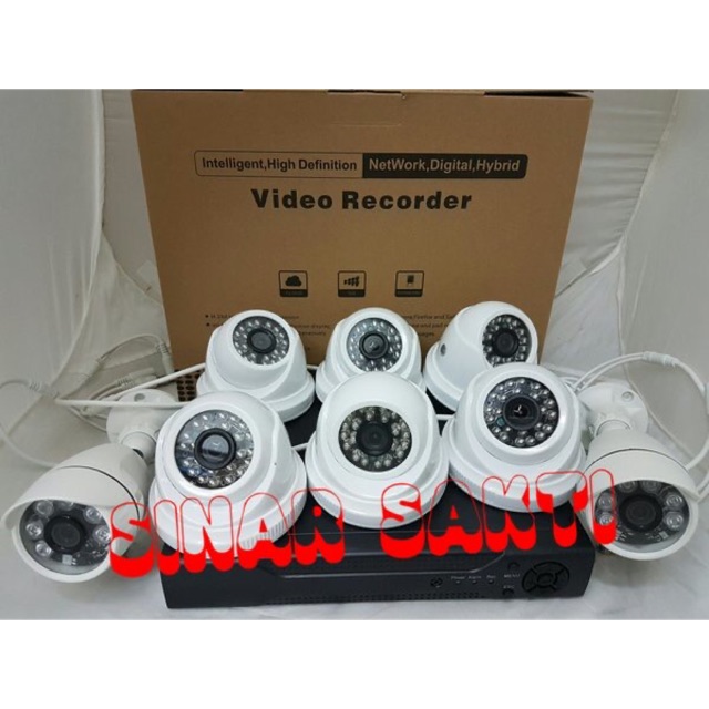 MUARAH PAKET CCTV 16CH 3MP 12 CAMERA KOMPLIT PROMO GARANSI