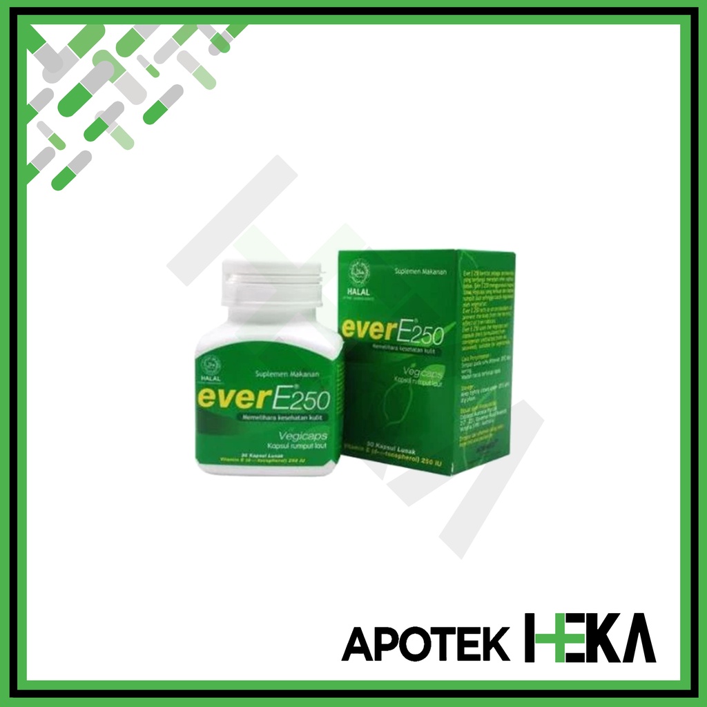 Ever E 250 Soft Capsul Botol isi 30 Vitamin E (SEMARANG)