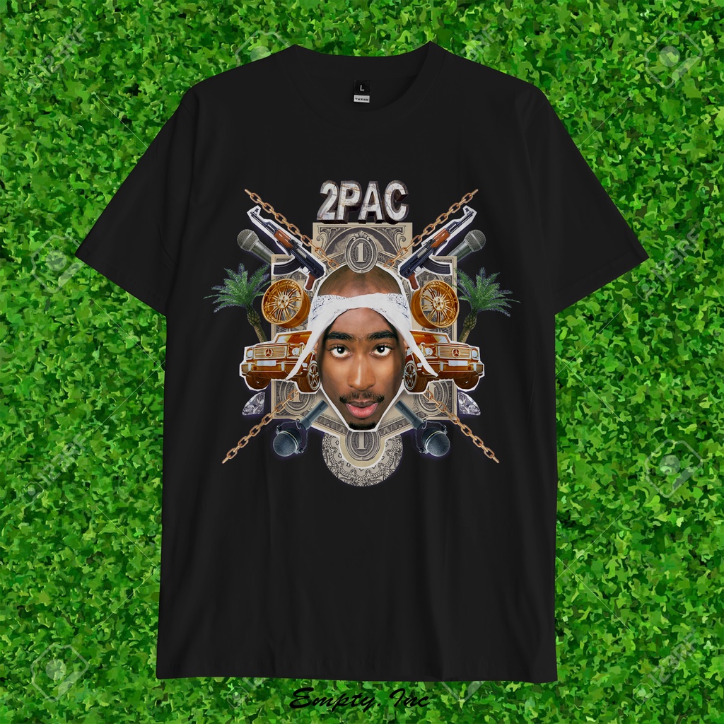 Rap Tee Tupac Vintage Tshirt Bootleg 2Pac
