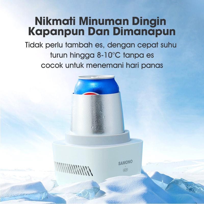 Samono Smart Cooler and Warmer Cup Touch Screen Food Grade Aluminium Pendingin dan Pemanas Multifungsi  SW-CPW11