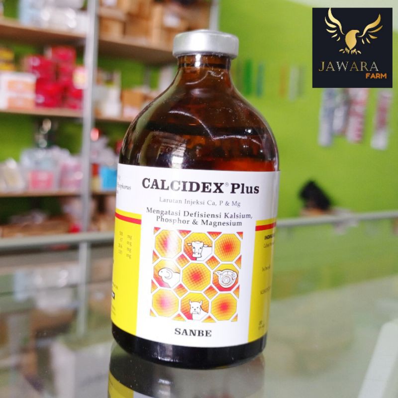 Calcidex Plus 100 ml Penambah Kalsium Sapi kambing