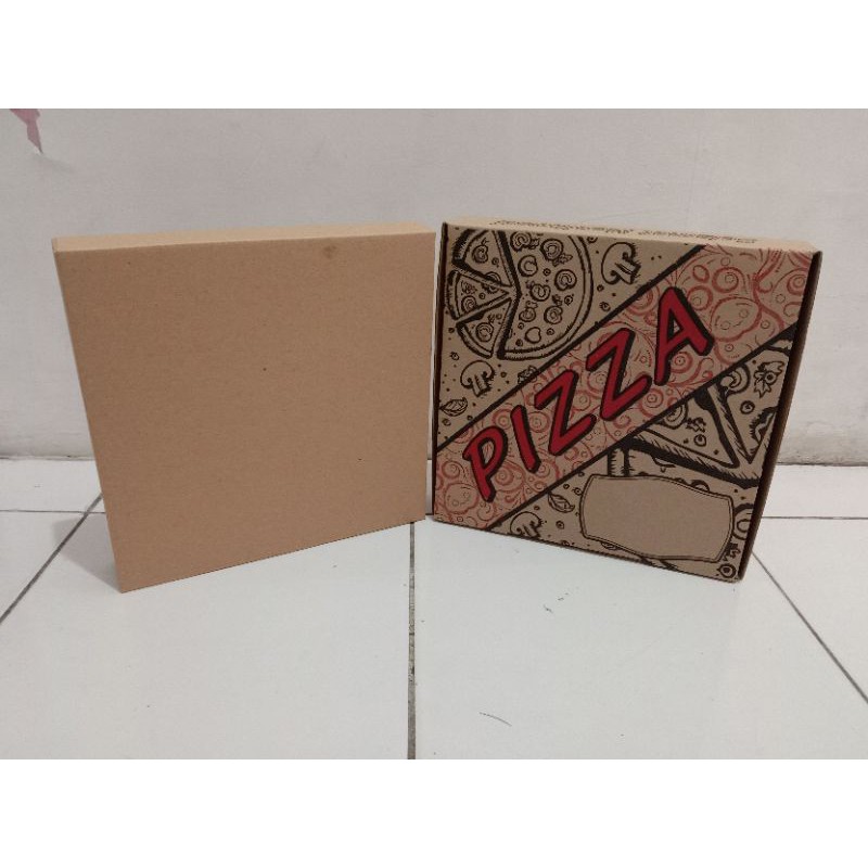 

10pcs Box Pizza Motif Ukuran 26