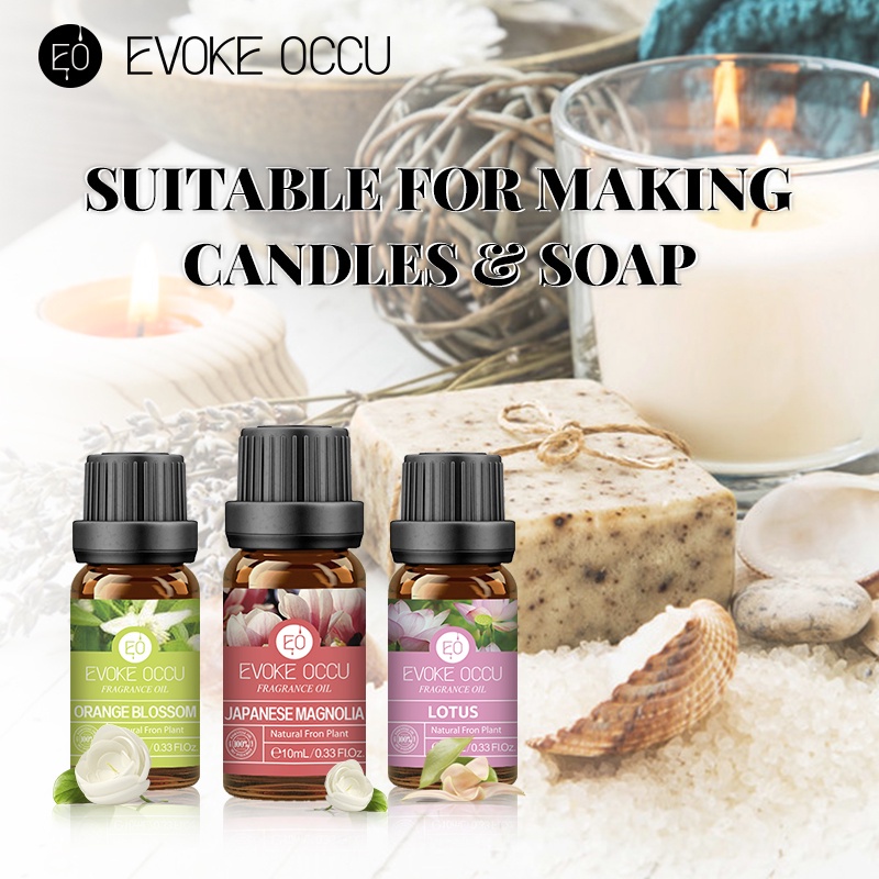 Evoke Occu - 10ml Fragrance Oil Minyak Aroma Terapi Diffuser Humidifier Natural Relax Fresh Candle Soap Bath Aromatherapy