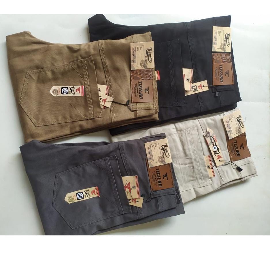 CELANA CHINO PANJANG PRIA SAKU TEMPEL/ PREMIUM KWALITAS  DISTRO TERJAMIN