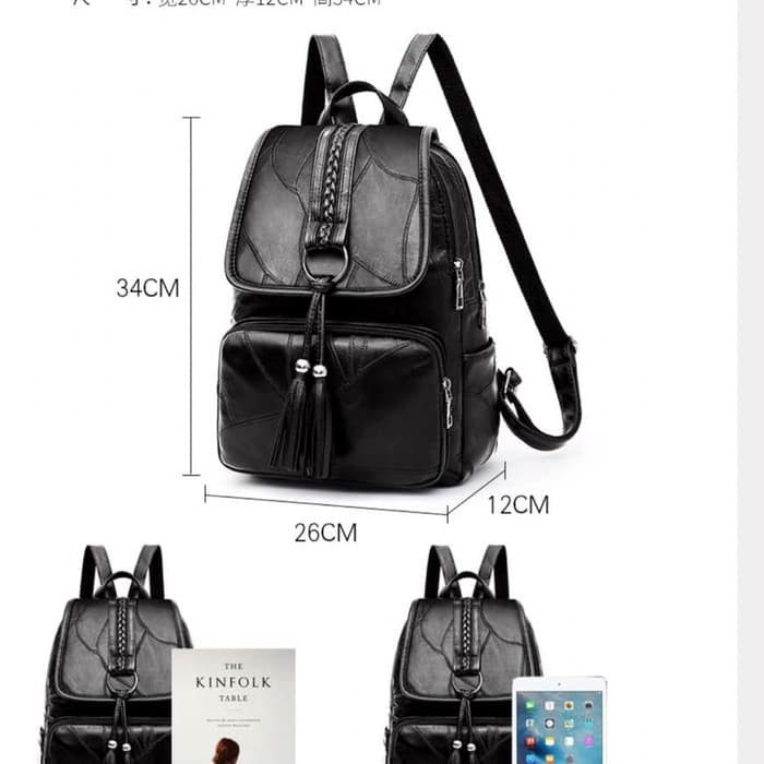 tas wanita tas ransel backpack import tas wanita bahan kulit