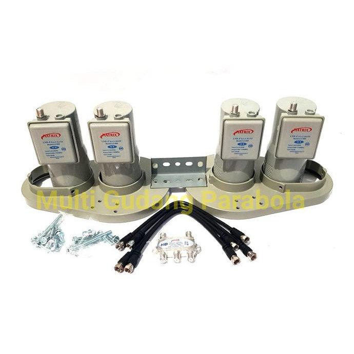 LNB MATRIX C BAND LC 999 4 LNB 1 RECEIVER