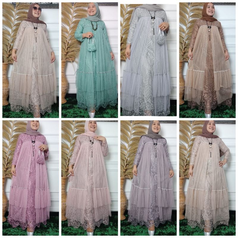 GAMIS LORAMA ROMPI/GAMIS KEBAYA PESTA MODERN TERBARU