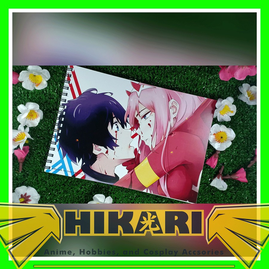 

Sketch Book Anime Custom Zero Two x Hiro Darling in the Franxx