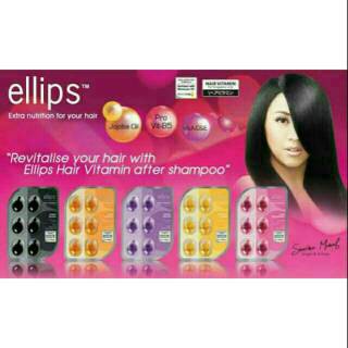 ☘️ CHAROZA ☘️  ELLIPS Hair Vitamin Rambut / Hair Vitamin Pro Kreatin Complex Isi 6