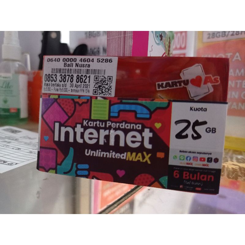 Perdana Unlimited max 25GB telkomsel