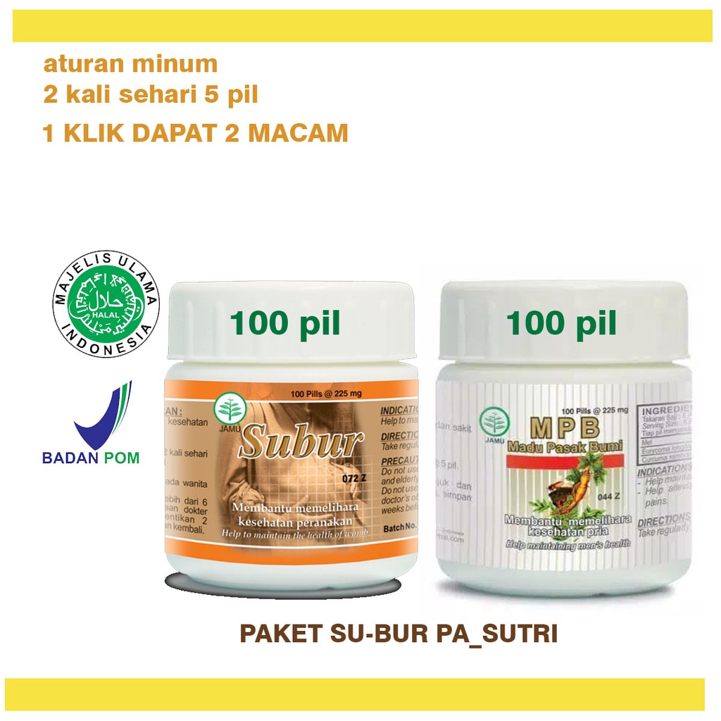 

paket subur ampuh promil - PAKET SUBUR PASUTRI-BOROBUDUR halal mui dan bpom pil subur - MPB