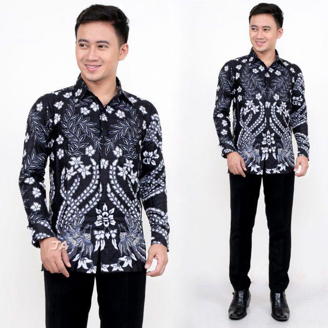 Maura Couple - Sania Ruffle Batik Couple Ori Ndoro Jowi DNT Garansi Termurah Shopee MERA-KEMEJA mpret putih