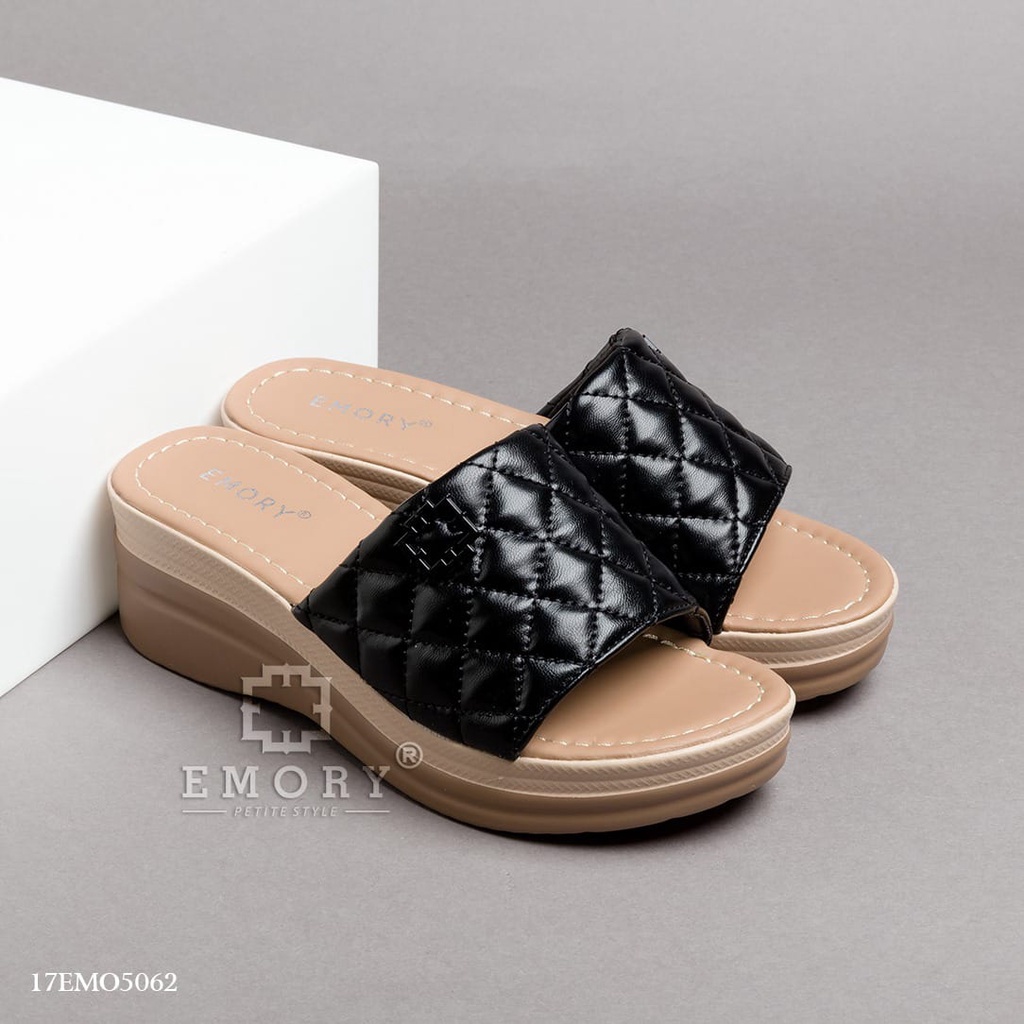 SANDAL WEDGES WANITA EMORYSTYLE Shanya17EMO 5062 MARBELAYUK