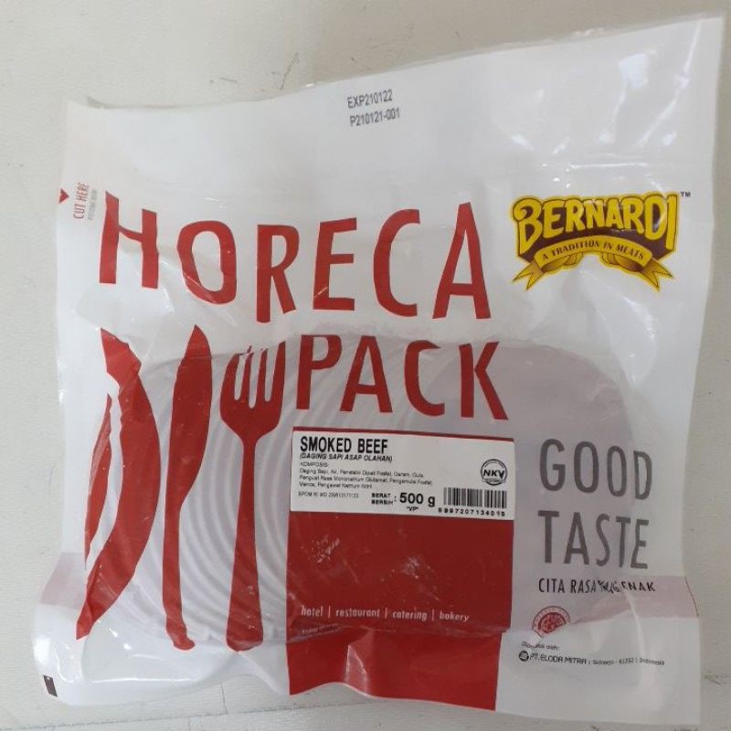 

smoked beef bernardi horeca VP 500gr bulat