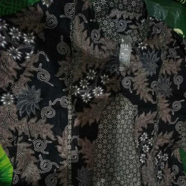 Blus Davina Lawasan Daun #3 Blouse Batik Cewek Blus Batik Wanita Seragam Batik Kantor Batik Muslim