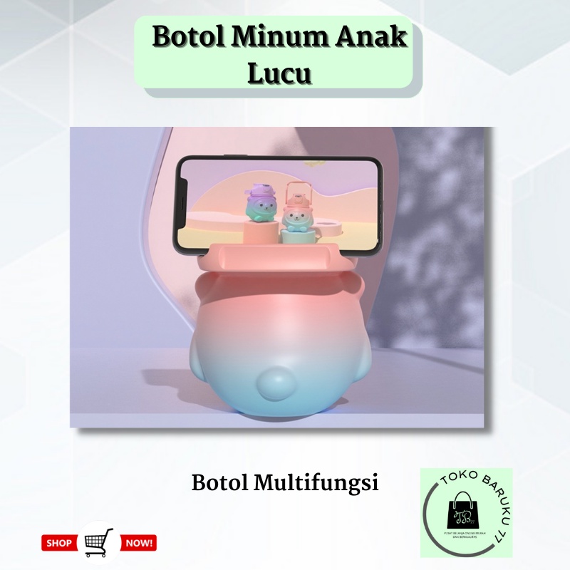 (KEYA) Botol Minum Anak Karakter / Botol Minum Anak Lucu 1100ML