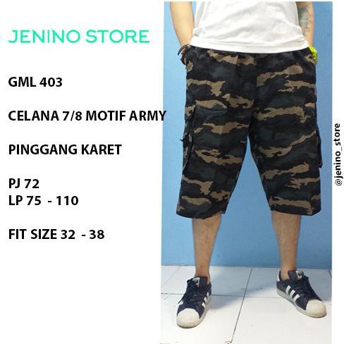 celana loreng celana tactical celana bahan 7/8 loreng GOLIUS GML 403