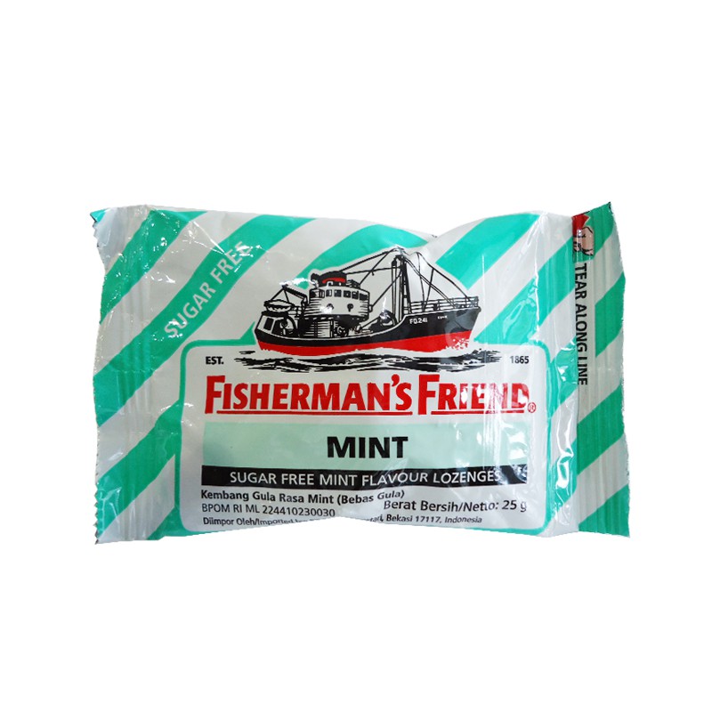 

Fisherman's SF Mint 25gr / Permen Pelega Pernafasan / Tenggorokan Gatal / Bau Mulut / fresh Candy