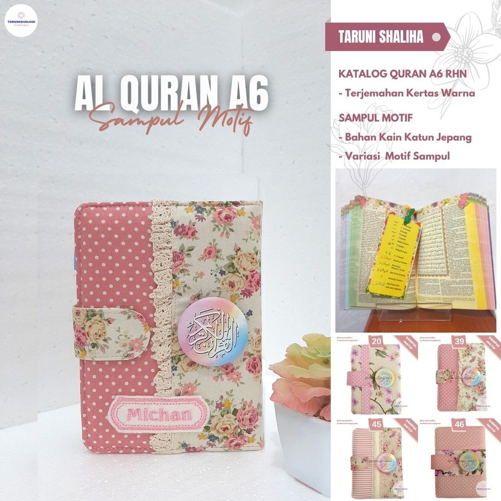 ALQURAN AL QURAN TERJEMAH SAMPUL KECIL A6 TAJWID WARNA QURAN COVER