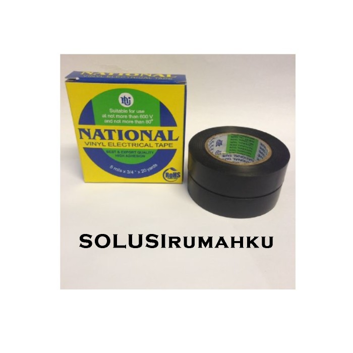 Solasi Listrik NACHI Isolasi Kabel Listrik Flexible Lentur NATIONAL SRNew1921