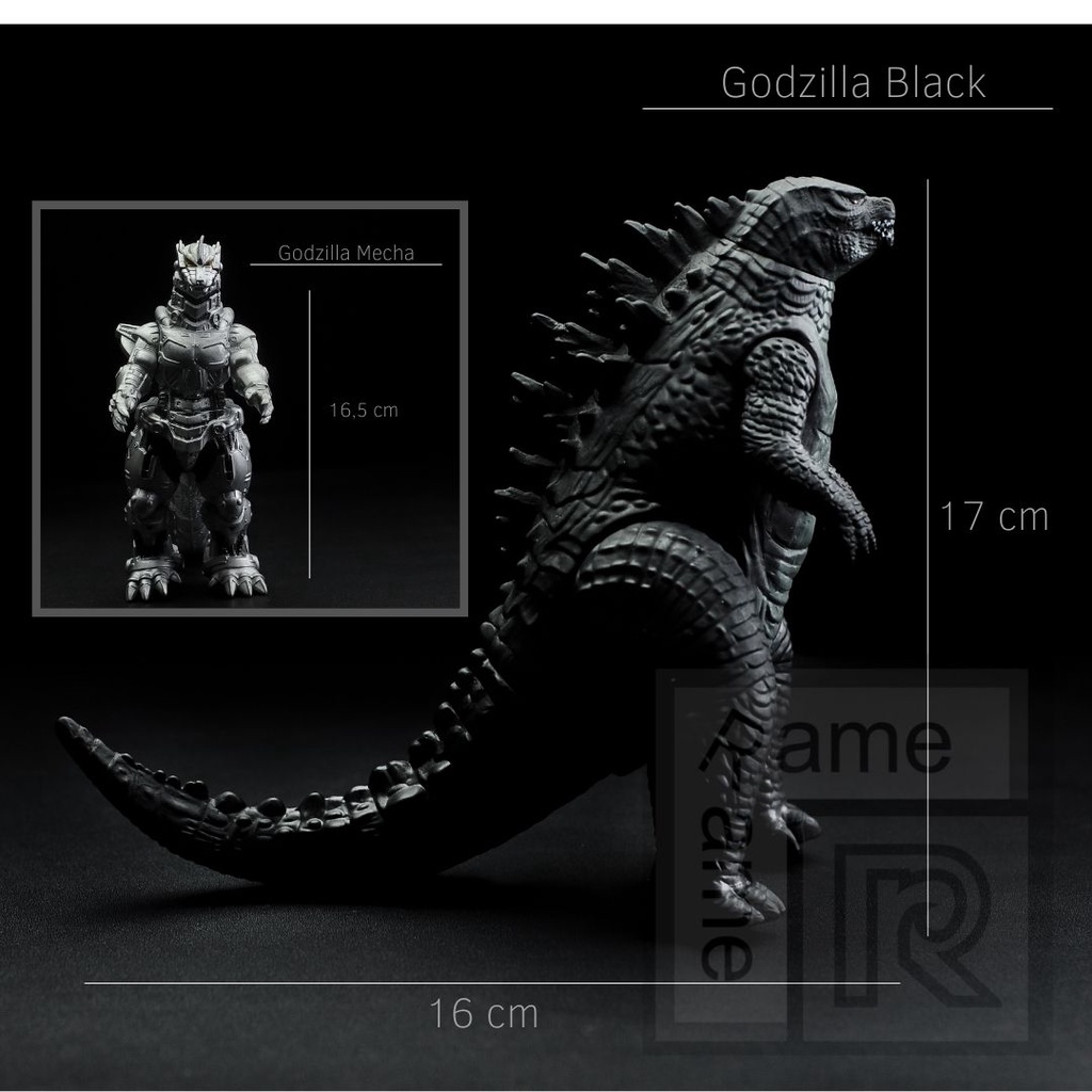 Action Figure Godzilla Mainan Godzilla Black Godzilla Kaiju Monster Godzilla