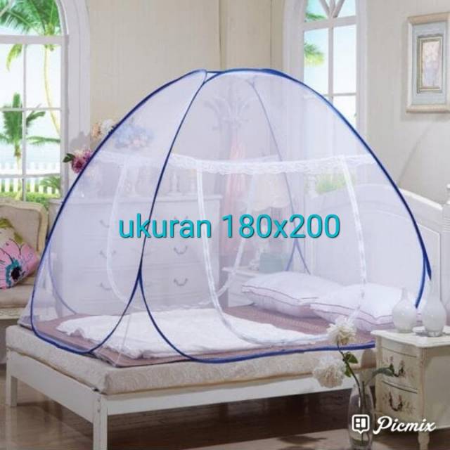 Kelambu tidur ukuran 180x200 kelambu tenda