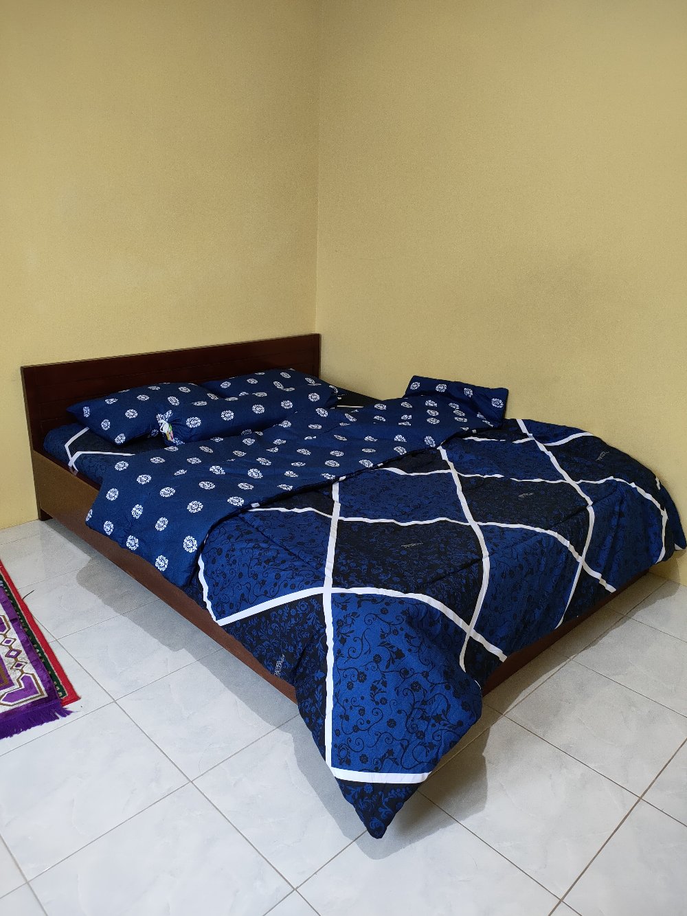 Fata - Bed Cover Set Ibiza Blue King Size 180x200 / Queen Size 160x200