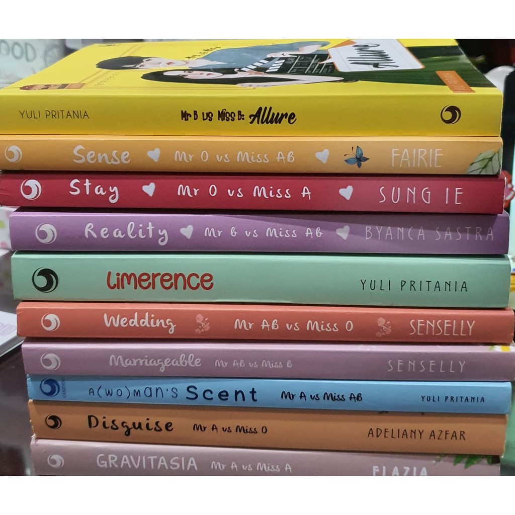 PRELOVED NOVEL / SECONDHAND NOVEL MURAH & MENARIK  : BLOOD TYPE SERIES